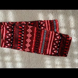 Christmas leggings, size medium